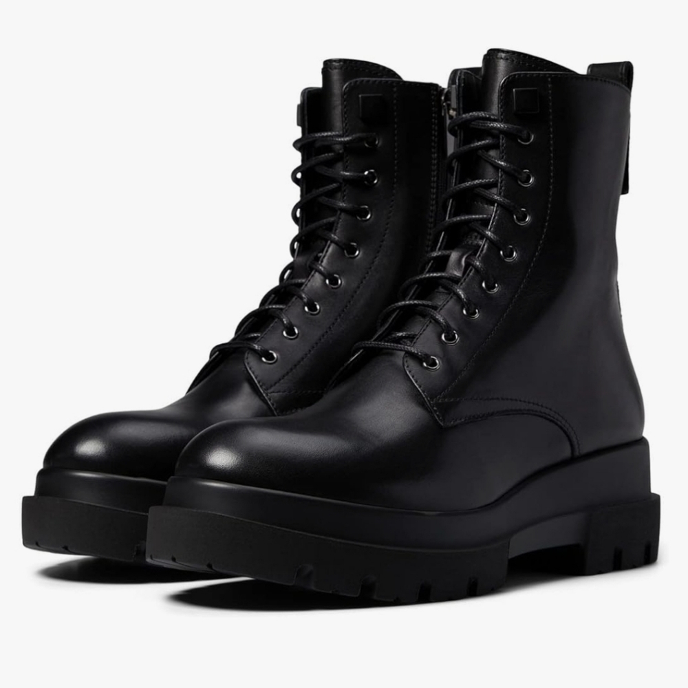 La Canadienne Brendan Waterproof Italian Leather Combat Boots US 7.5 NIB